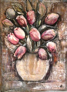 Tulpen in Vase